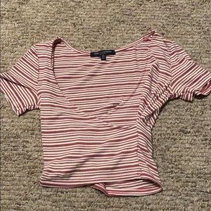 Shirt, white and very light purple